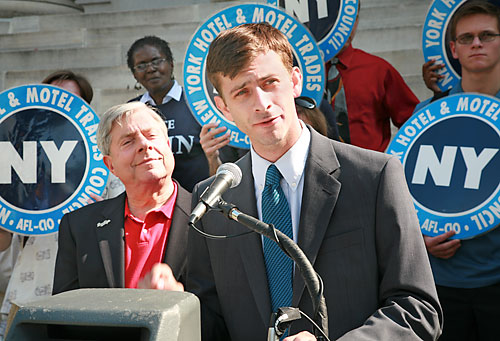 Hot stuff! Markowitz and Levin announce big cash for Northside Center