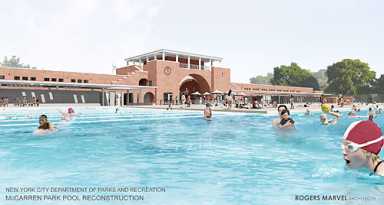 Inside the city’s McCarren Park Pool project