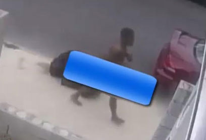 Police search for man who walked naked down Flatlands street