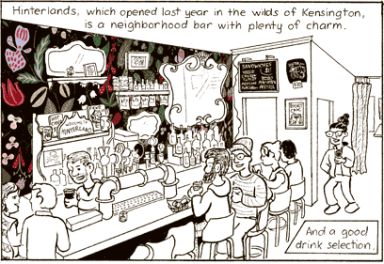 Bartoonist stumbles out of the Hinterlands of Kensington