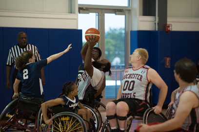 Hoop dreams: Wheelchair-bound athletes hit Bklyn court for national b’ball tourney