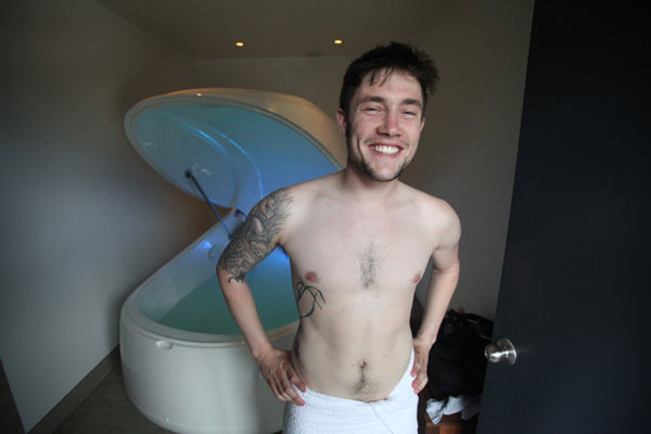 Reporter’s notebook: I spent an hour inside a sensory deprivation tank — and survived!