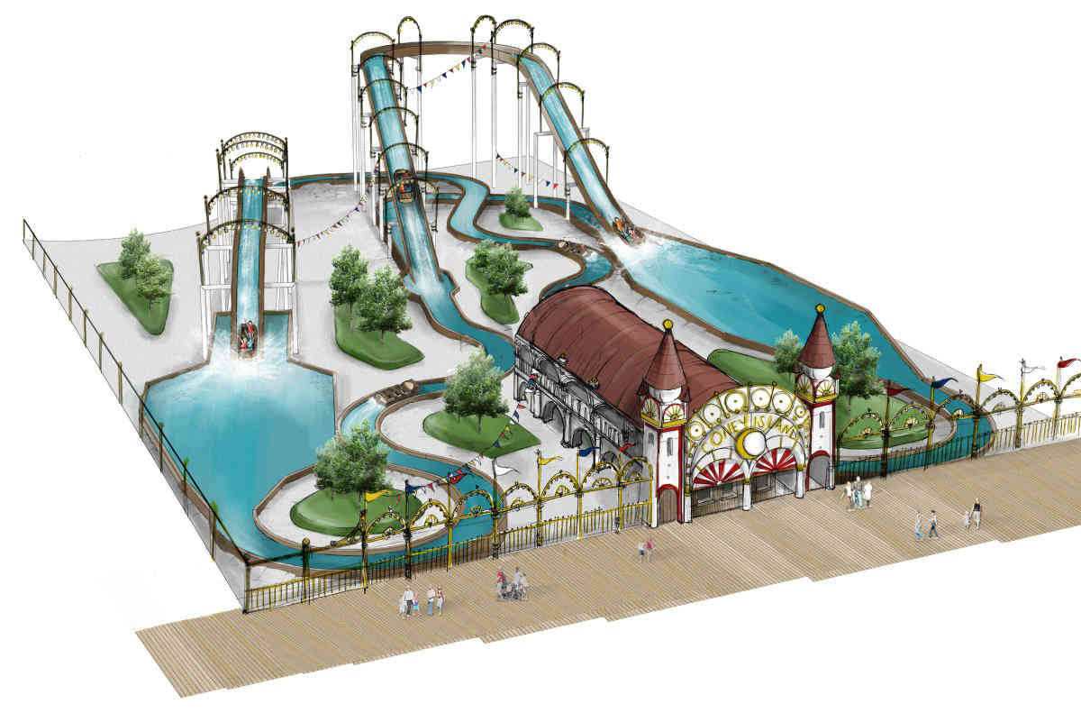 Big splash: Coney Island to get new water ride, zip line, and pedestrian plazas