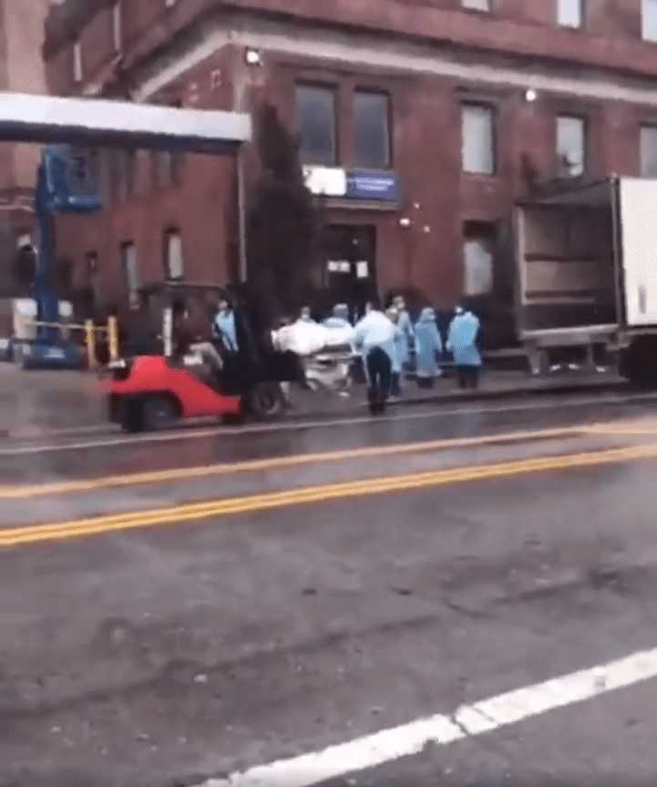 Brooklyn Hospital forklift