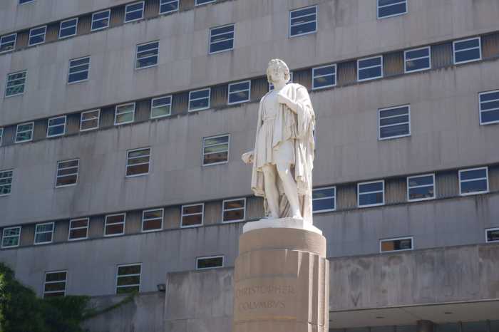 Columbus statue