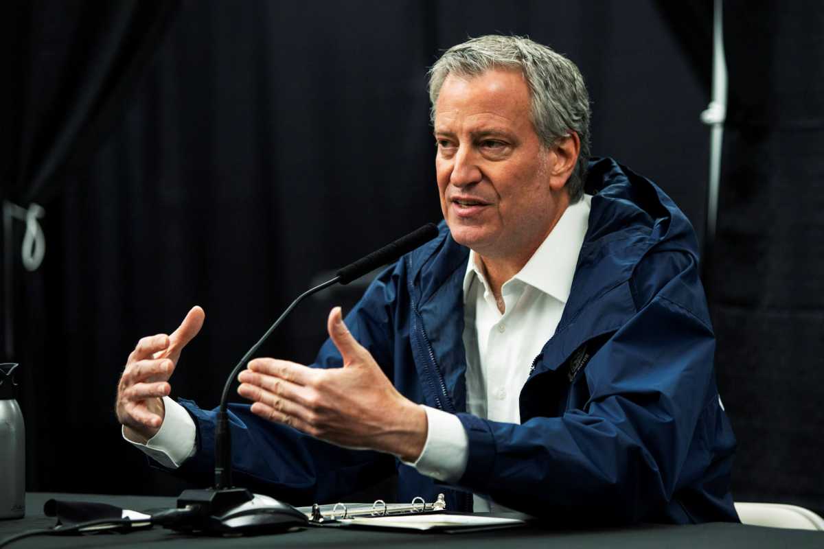 Mayor Bill de Blasio.