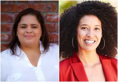 Darma Diaz and Sandy Nurse