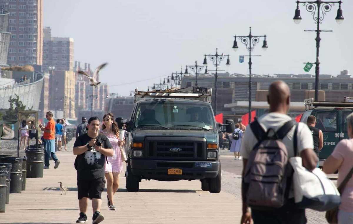 Coney Island boardwalk