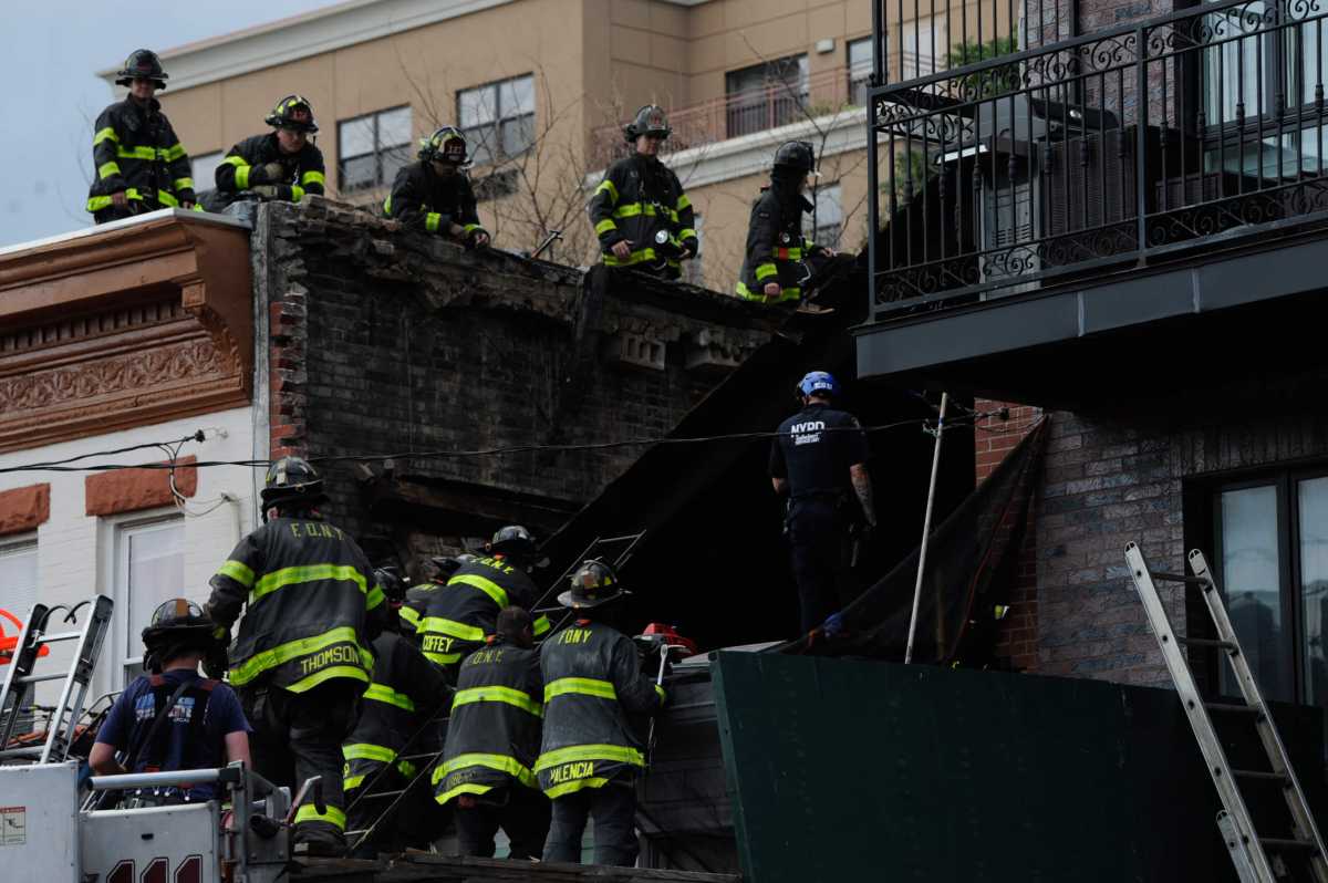 Two construction workers were injuried during a collaspe.