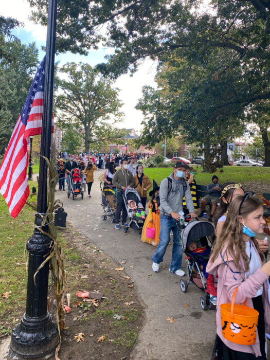 kids at NIA's halloween festival