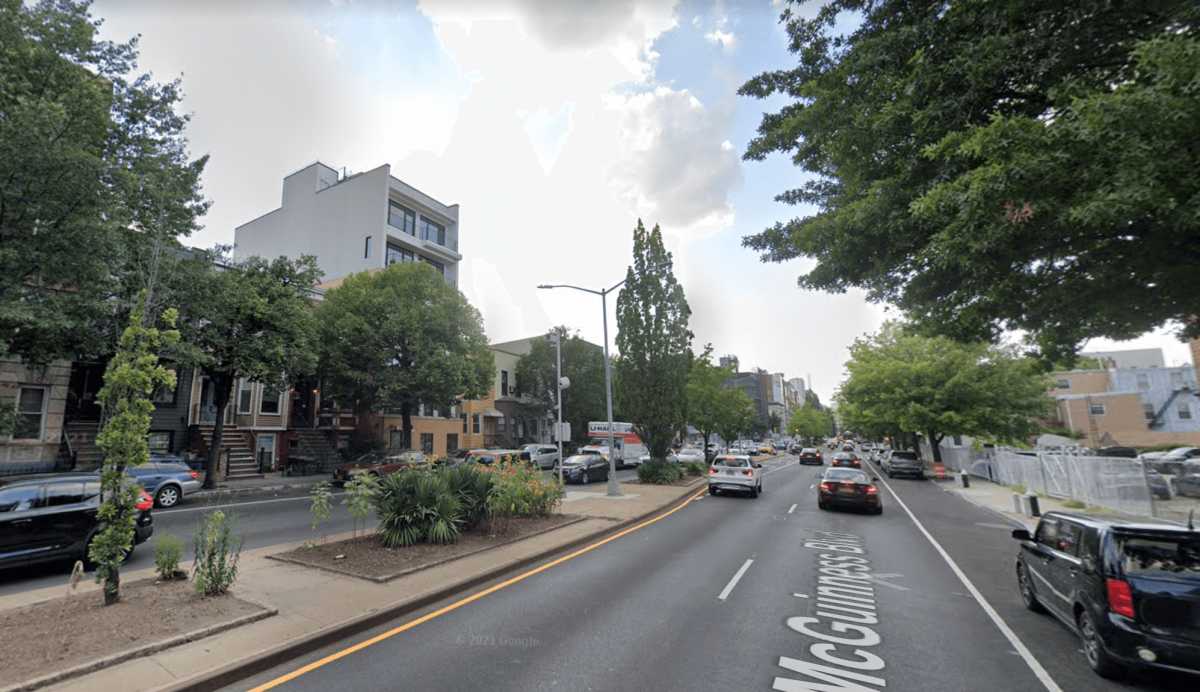 mcguinness boulevard between norman and meserole avenues in Greenpoint