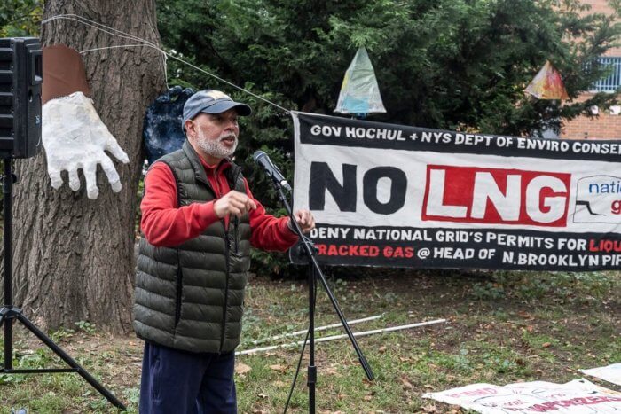 william vega at protest