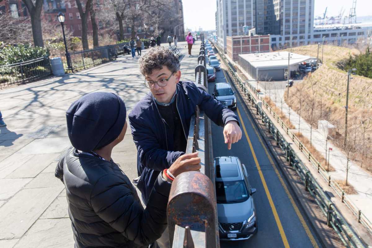 lincoln restler talks about bqe climate plan