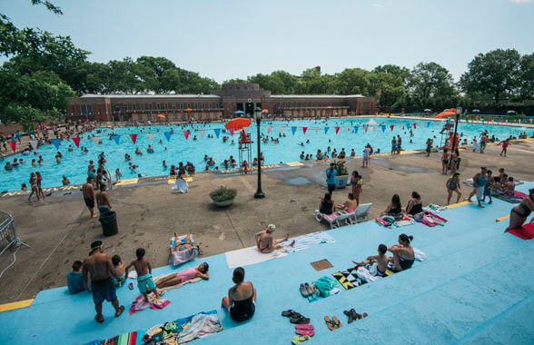 sunset park pool cooling center