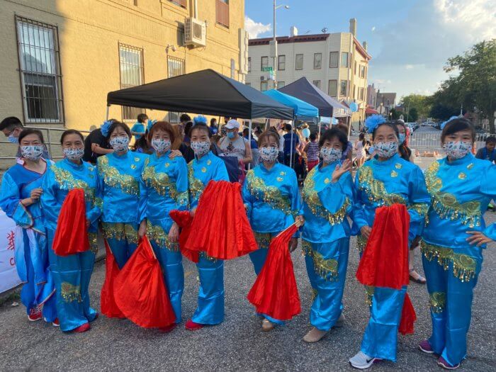 dancers at national night out