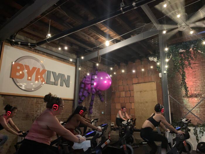people riding at byklyn class