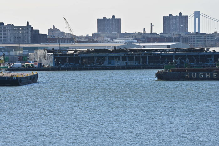 red hook warehouse after fire