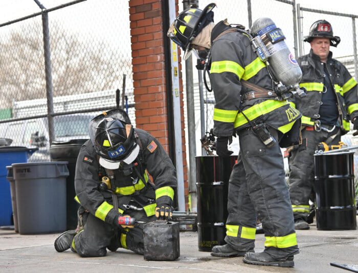 firefighters e-bike fire lithium battery