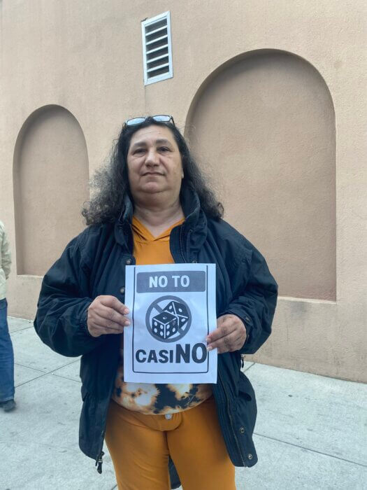 no casino sign