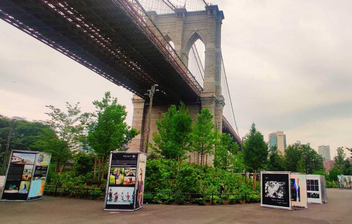 Photoville, a yearly free art display across the five boroughs, is returning to Brooklyn Bridge Park.