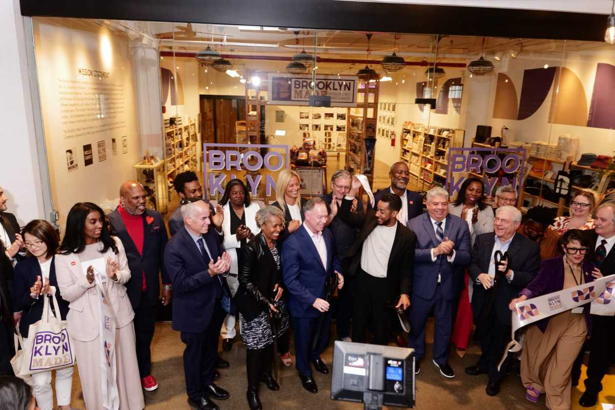 Brooklyn makes history as the borough's first merchandise store featuring Kings County produced goods.