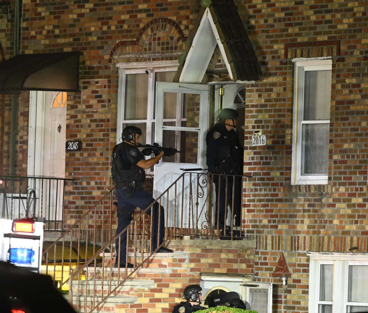 cops at sheepshead bay home