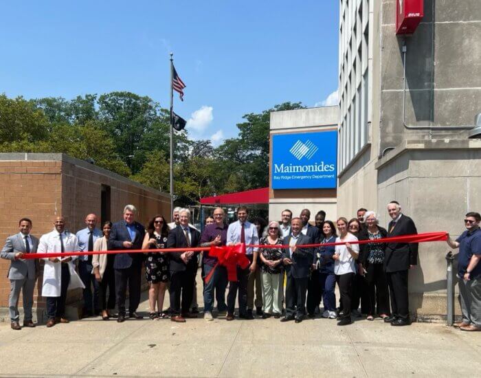 maimonides emergency department ribbon-cutting