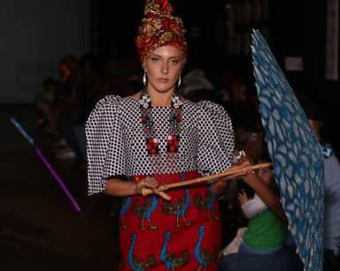 design by Adeleke Sijuwade at brooklyn made fashion show