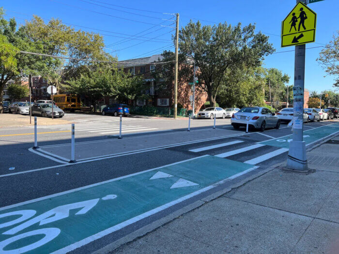 protected bike lanes in east new york