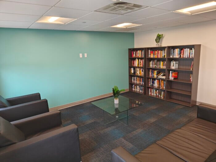 reading room at herkimer gardens