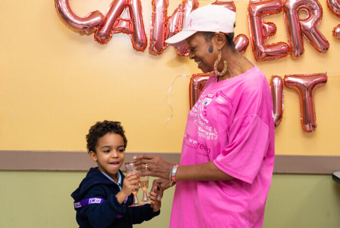 Diane Isaac at breast cancer event
