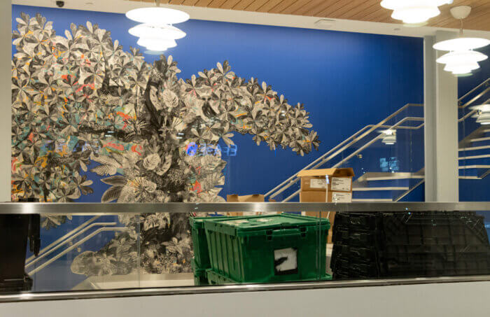 artwork in Sunset Park library
