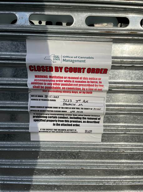 The City's Office of Cannabis Management closed an illegal weed shop after multiple raids and violation warnings.