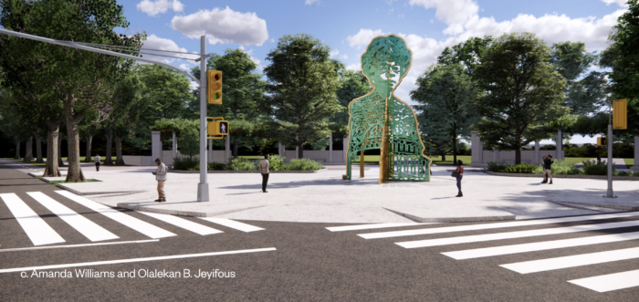 shirley chisholm monument at prospect park