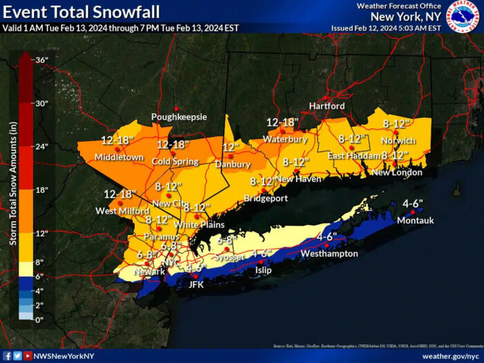 snow map