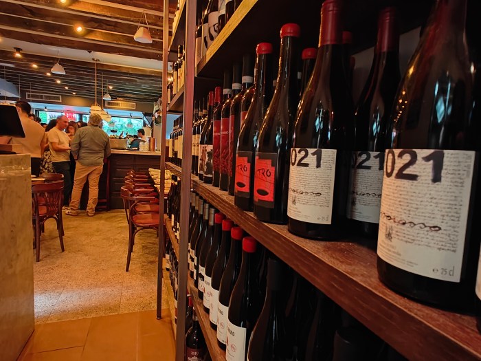 wines at piccola cucina