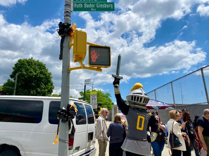 golden night at ruth bader ginsburg way