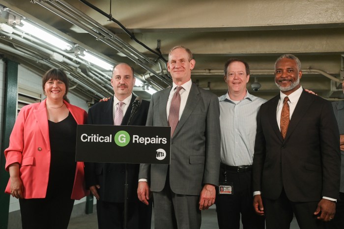 g train press conference