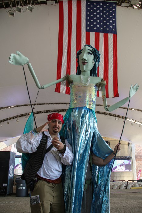 mermaid parade puppet
