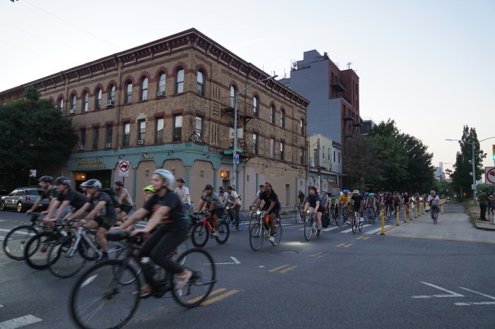 cyclists on McGuinness