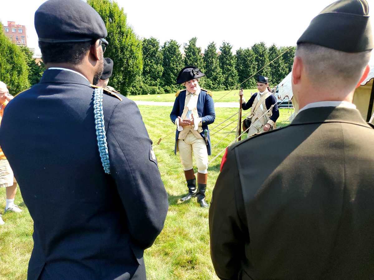 A day in history. Green-Wood Cemetery hosted their annual Battle of Brooklyn family day over the weekend.