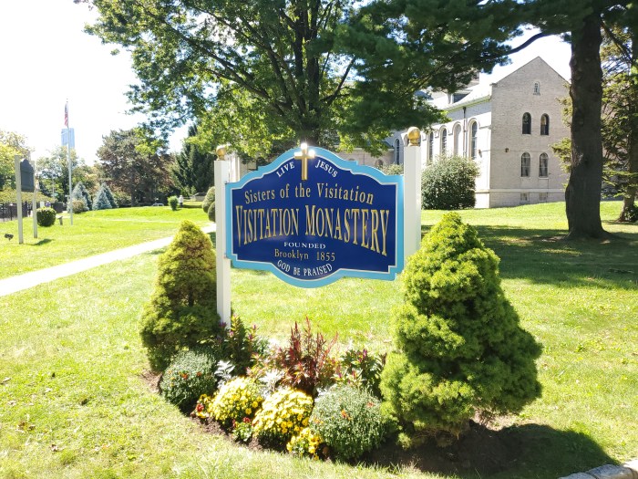 visitation monastery sign