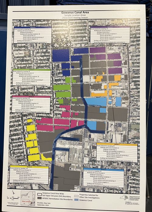 map of testing area