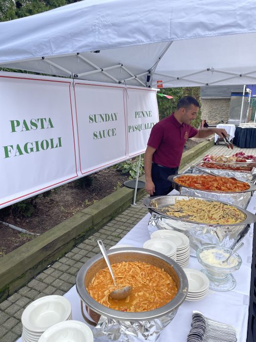 Come hungry! For $75, Brooklyn can get as much pasta, pizza and cannolis they'd like.