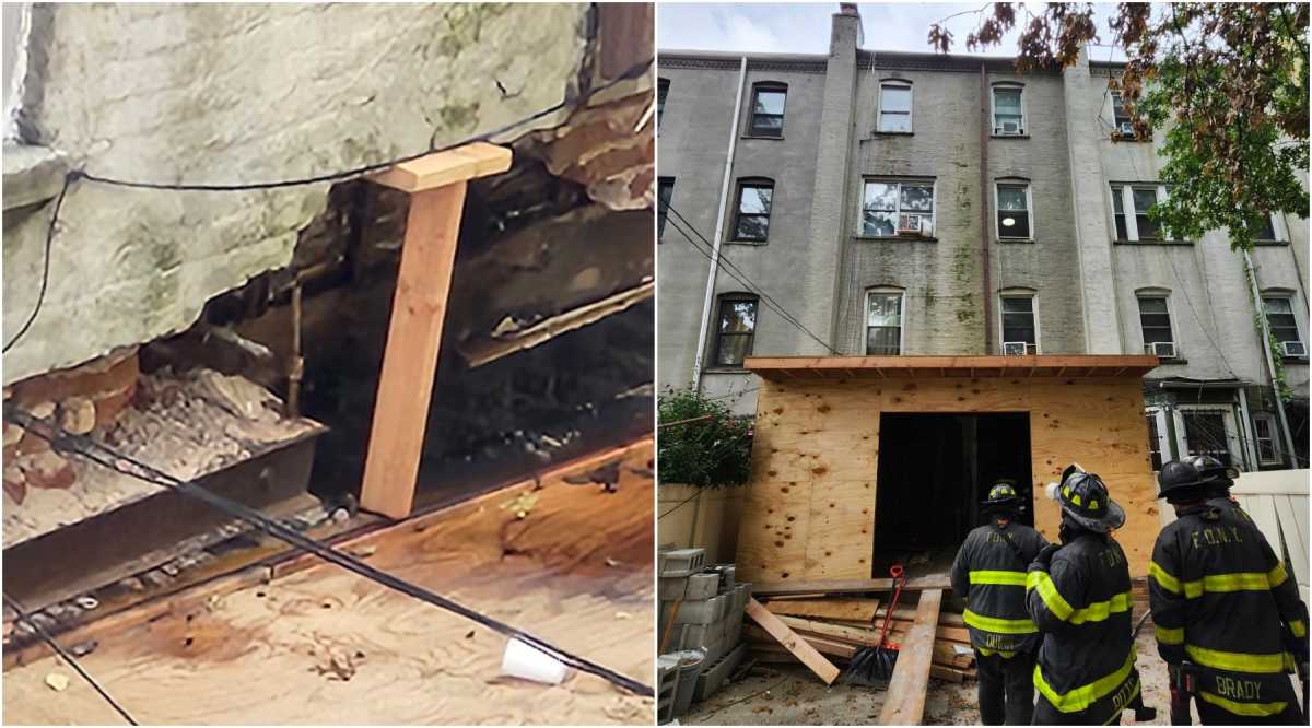The FDNY evacuated the building on Oct. 1 after the public raised the alarm following a viral video of the facade