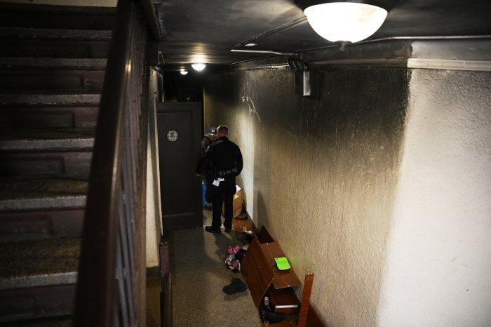smoke damage in brighton beach apartment