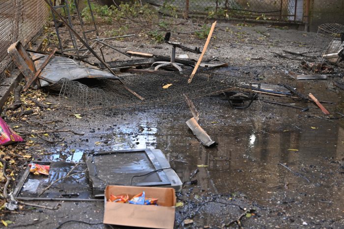 fire debris
