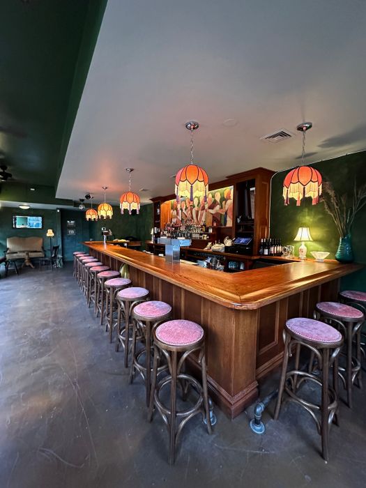 interior of loafers bar