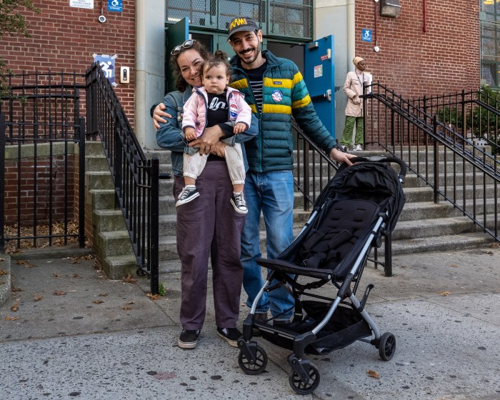 voters at m.s. 51 in park slope