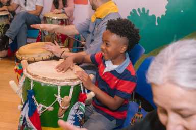 Time to celebrate! Brooklyn Children's Museum relaunches monthly program, 'Ti Atis'.